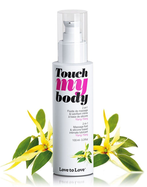 Touch my body Glijmiddel en massageolie in 1 Tropische Magnolia - Erotiekvoordeel.nl