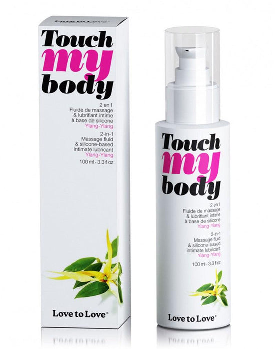 Touch my body Glijmiddel en massageolie in 1 Tropische Magnolia - Erotiekvoordeel.nl