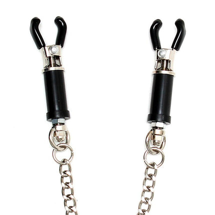 Verstelbare busjes tepelklemmen met ketting - Erotiekvoordeel.nl