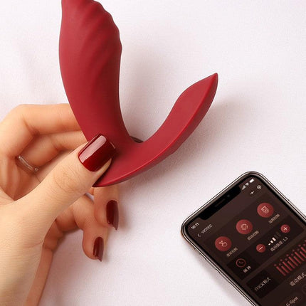 Viotec Loyte - Vibrator - Prostaat Vibrator met Appbediening - Wijnrood - Diepe Intense Sensaties-Erotiekvoordeel.nl