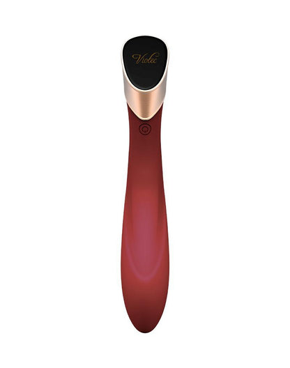 Viotec Manto - Vibrator - G Spot Vibrator - Goud en Wijnrood - Luxueus Zacht Siliconen-Erotiekvoordeel.nl