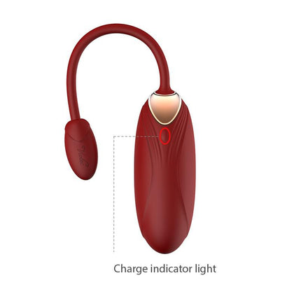Viotec Oliver Pro - Vibrator - Draagbare Vibrator met Appbediening - Goud en Wijnrood - Om Te Dragen in je Slip-Erotiekvoordeel.nl