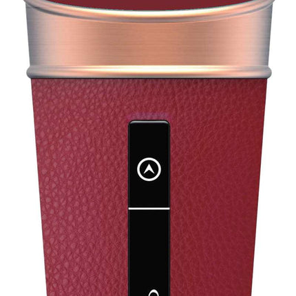 Viotec Titan - Vibrator - Staaf Vibrator - Wand Vibrator - Massager - Goud en Wijnrood - Luxueus Zacht Siliconen-Erotiekvoordeel.nl