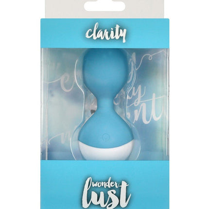 Wonderlust Clarity vibrerend Eitje - turquoise - Erotiekvoordeel.nl