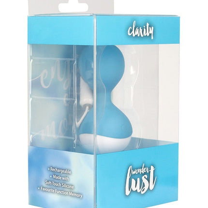 Wonderlust Clarity vibrerend Eitje - turquoise - Erotiekvoordeel.nl
