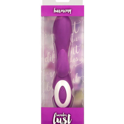 Wonderlust Harmony Clitoris en G-spot Vibrator - paars - Erotiekvoordeel.nl