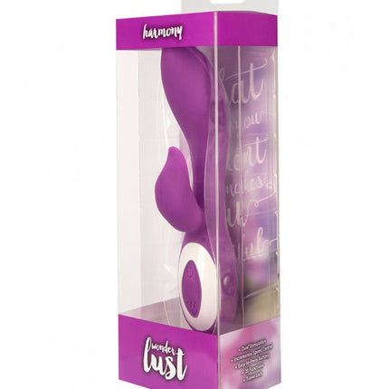 Wonderlust Harmony Clitoris en G-spot Vibrator - paars - Erotiekvoordeel.nl