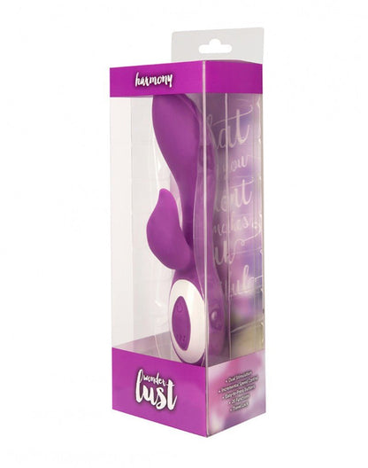 Wonderlust Harmony Clitoris en G-spot Vibrator - paars - Erotiekvoordeel.nl