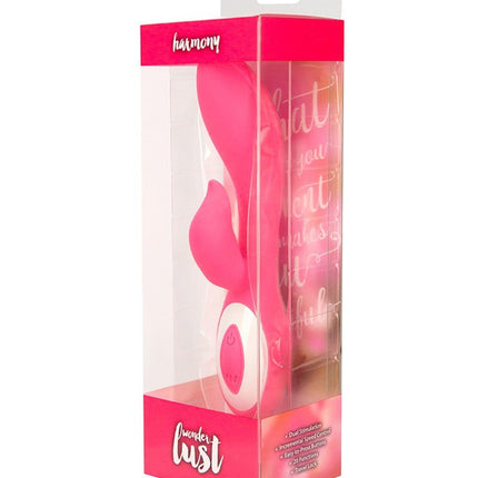 Wonderlust Harmony Clitoris en G-spot Vibrator - roze - Erotiekvoordeel.nl