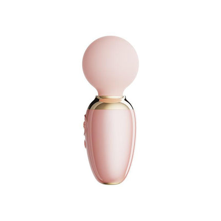 ZALO Ava - Verwarming Mini Wandvibrator met appbediening - Lichtroze-Erotiekvoordeel.nl