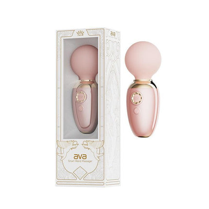 ZALO Ava - Verwarming Mini Wandvibrator met appbediening - Lichtroze-Erotiekvoordeel.nl