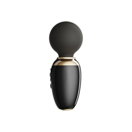 ZALO Ava - Verwarming Mini Wandvibrator met appbediening - Zwart-Erotiekvoordeel.nl