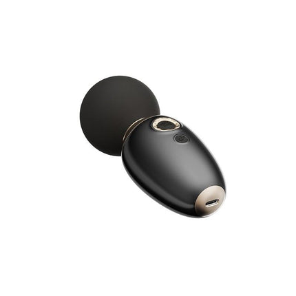 ZALO Ava - Verwarming Mini Wandvibrator met appbediening - Zwart-Erotiekvoordeel.nl