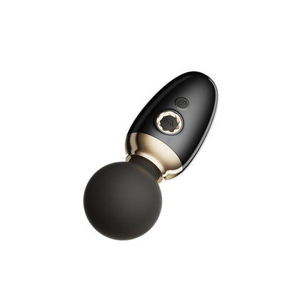 ZALO Ava - Verwarming Mini Wandvibrator met appbediening - Zwart-Erotiekvoordeel.nl