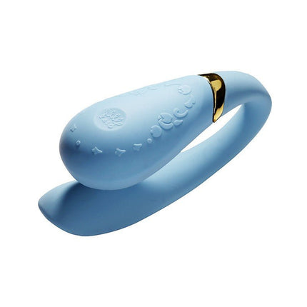 Zalo Fanfan partner vibrator set met remote en app control - blauw