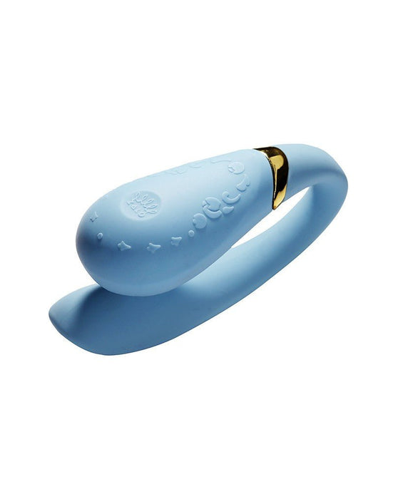 Zalo Fanfan partner vibrator set met remote en app control - blauw