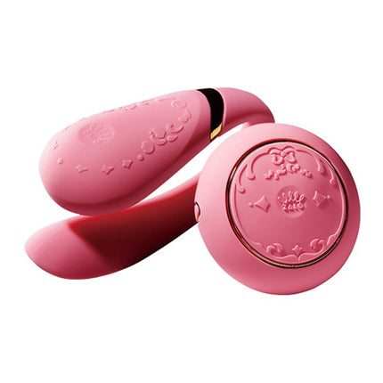 Zalo Fanfan partner vibrator set met remote en app control - roze