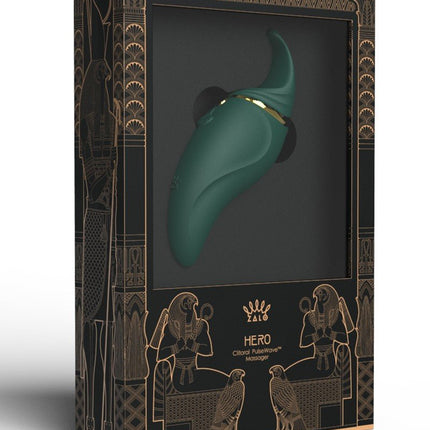 Zalo Hero Clitoral Pulsewave Vibrator - Smaragd Groen - Erotiekvoordeel.nl