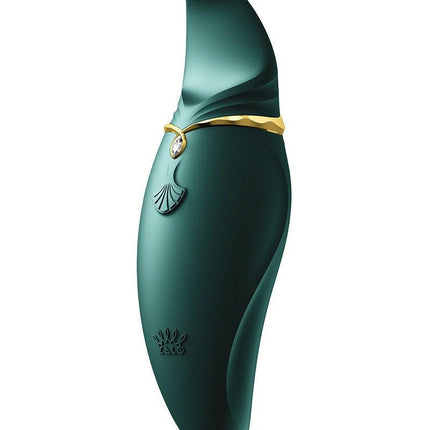Zalo Hero Clitoral Pulsewave Vibrator - Smaragd Groen - Erotiekvoordeel.nl