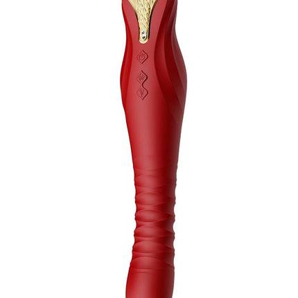 ZALO King Stotende Vibrator met powerthrust technologie - rood - Erotiekvoordeel.nl