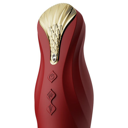 ZALO King Stotende Vibrator met powerthrust technologie - rood - Erotiekvoordeel.nl