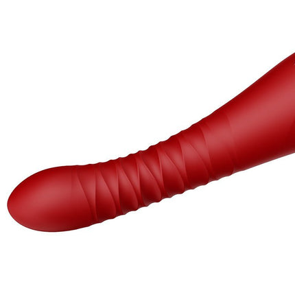 ZALO King Stotende Vibrator met powerthrust technologie - rood - Erotiekvoordeel.nl