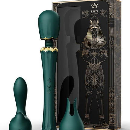 ZALO Kyro Wand Vibrator - smaragdgroen-Erotiekvoordeel.nl