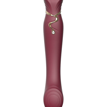 ZALO Queen PulseWave vibrator - wijnrood - Erotiekvoordeel.nl