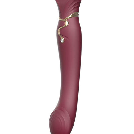 ZALO Queen PulseWave vibrator - wijnrood - Erotiekvoordeel.nl