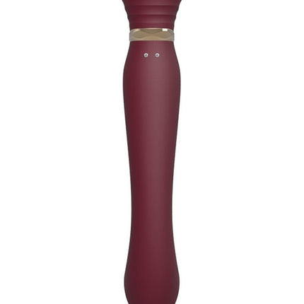 ZALO Queen PulseWave vibrator - wijnrood - Erotiekvoordeel.nl