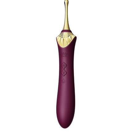 ZALO Verwarmde Pinpoint Clitoris Vibrator Bess 2 met extra opzetstukken - paars-Erotiekvoordeel.nl