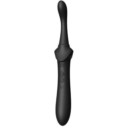 ZALO Verwarmde Pinpoint Clitoris Vibrator Bess 2 met extra opzetstukken - zwart-Erotiekvoordeel.nl