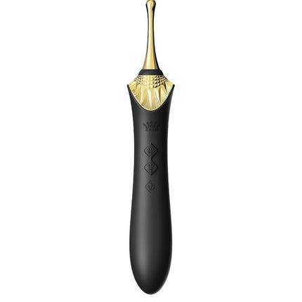 ZALO Verwarmde Pinpoint Clitoris Vibrator Bess 2 met extra opzetstukken - zwart-Erotiekvoordeel.nl