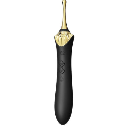 ZALO Verwarmde Pinpoint Clitoris Vibrator Bess 2 met extra opzetstukken - zwart-Erotiekvoordeel.nl