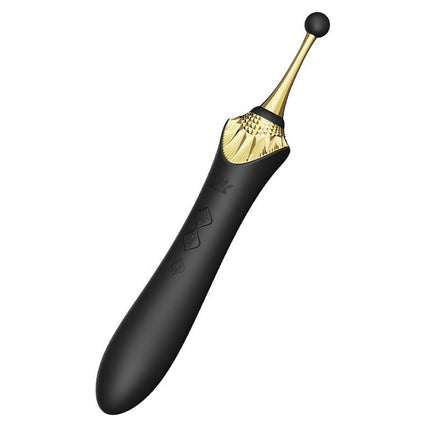ZALO Verwarmde Pinpoint Clitoris Vibrator Bess 2 met extra opzetstukken - zwart-Erotiekvoordeel.nl
