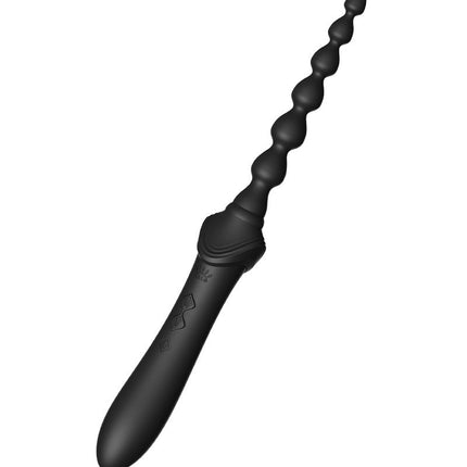 ZALO Verwarmde Pinpoint Clitoris Vibrator Bess 2 met extra opzetstukken - zwart-Erotiekvoordeel.nl