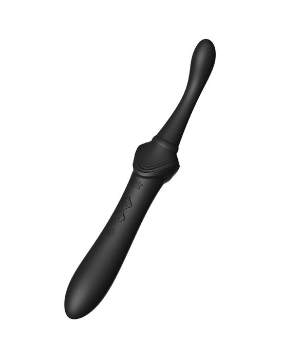 ZALO Verwarmde Pinpoint Clitoris Vibrator Bess 2 met extra opzetstukken - zwart-Erotiekvoordeel.nl
