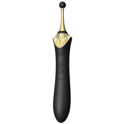 ZALO Verwarmde Pinpoint Clitoris Vibrator Bess 2 met extra opzetstukken - zwart-Erotiekvoordeel.nl