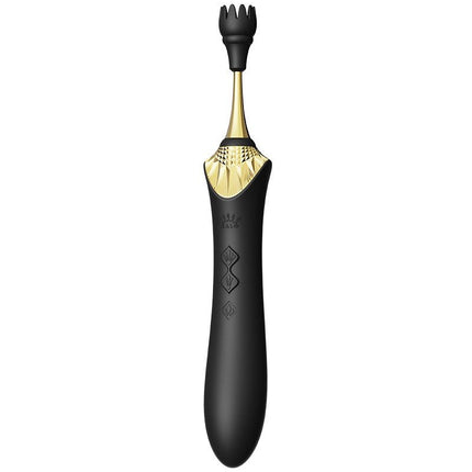 ZALO Verwarmde Pinpoint Clitoris Vibrator Bess 2 met extra opzetstukken - zwart-Erotiekvoordeel.nl