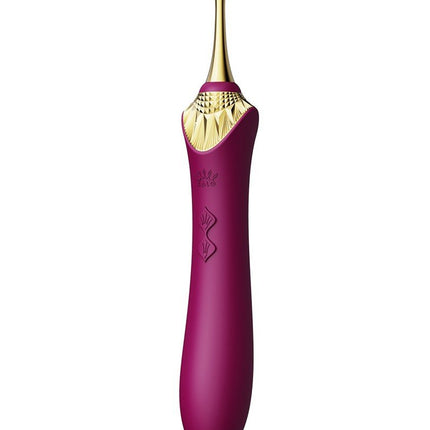 Zalo Clitoris Pinpoint Vibrator Bess  met extra opzetstukken - robijn rood - Erotiekvoordeel.nl
