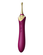 Zalo Clitoris Pinpoint Vibrator Bess  met extra opzetstukken - robijn rood - Erotiekvoordeel.nl