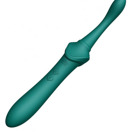 Zalo Clitoris Pinpoint Vibrator Bess  met extra opzetstukken - smaragd groen - Erotiekvoordeel.nl