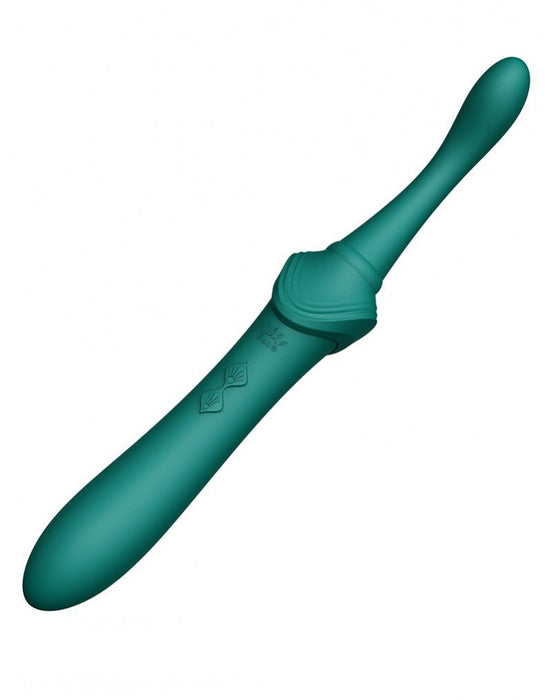 Zalo Clitoris Pinpoint Vibrator Bess  met extra opzetstukken - smaragd groen - Erotiekvoordeel.nl