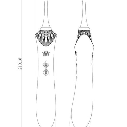Zalo Clitoris Pinpoint Vibrator Bess  met extra opzetstukken - zwart - Erotiekvoordeel.nl