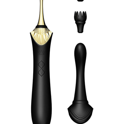 Zalo Clitoris Pinpoint Vibrator Bess  met extra opzetstukken - zwart - Erotiekvoordeel.nl