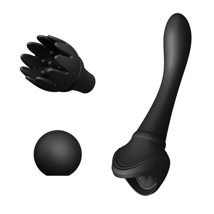 Zalo Clitoris Pinpoint Vibrator Bess  met extra opzetstukken - zwart - Erotiekvoordeel.nl
