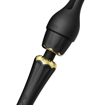 Zalo Kyro Wand Vibrator - Zwart-Erotiekvoordeel.nl