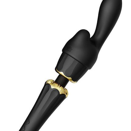 Zalo Kyro Wand Vibrator - Zwart-Erotiekvoordeel.nl