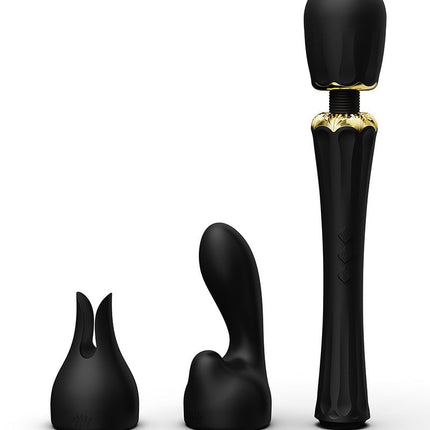 Zalo Kyro Wand Vibrator - Zwart-Erotiekvoordeel.nl