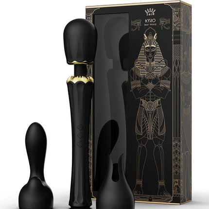 Zalo Kyro Wand Vibrator - Zwart-Erotiekvoordeel.nl